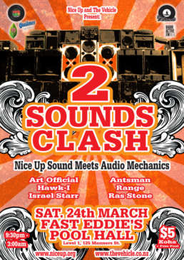 2 Sounds Clash poster