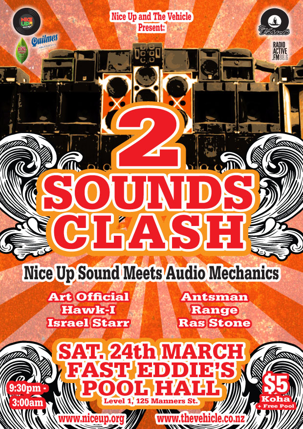 2 Sounds Clash poster