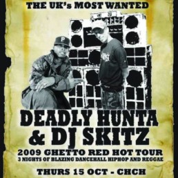 Deadly Hunta and Skitz Ghetto Red Hot NZ Tour