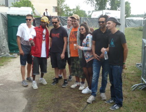 L'Entourloop & Crew backstage