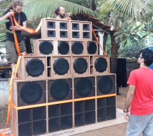 Wednesday Sound System Set-up